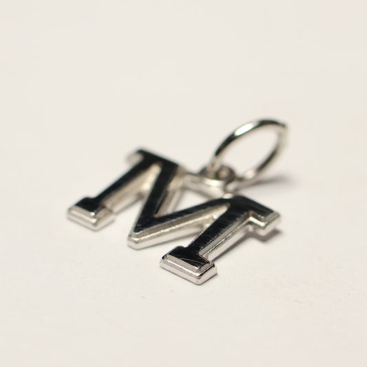 Tresor zilveren hanger letter M
