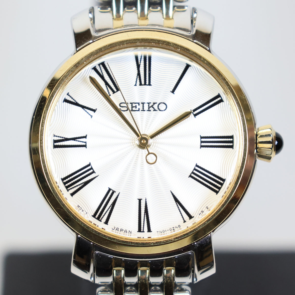Seiko horloge dames SRZ496P1 quartz roman bicolor