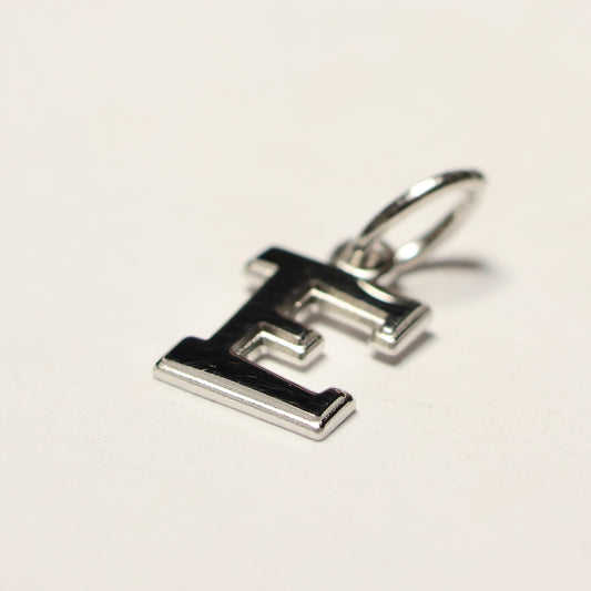 Tresor zilveren hanger letter E