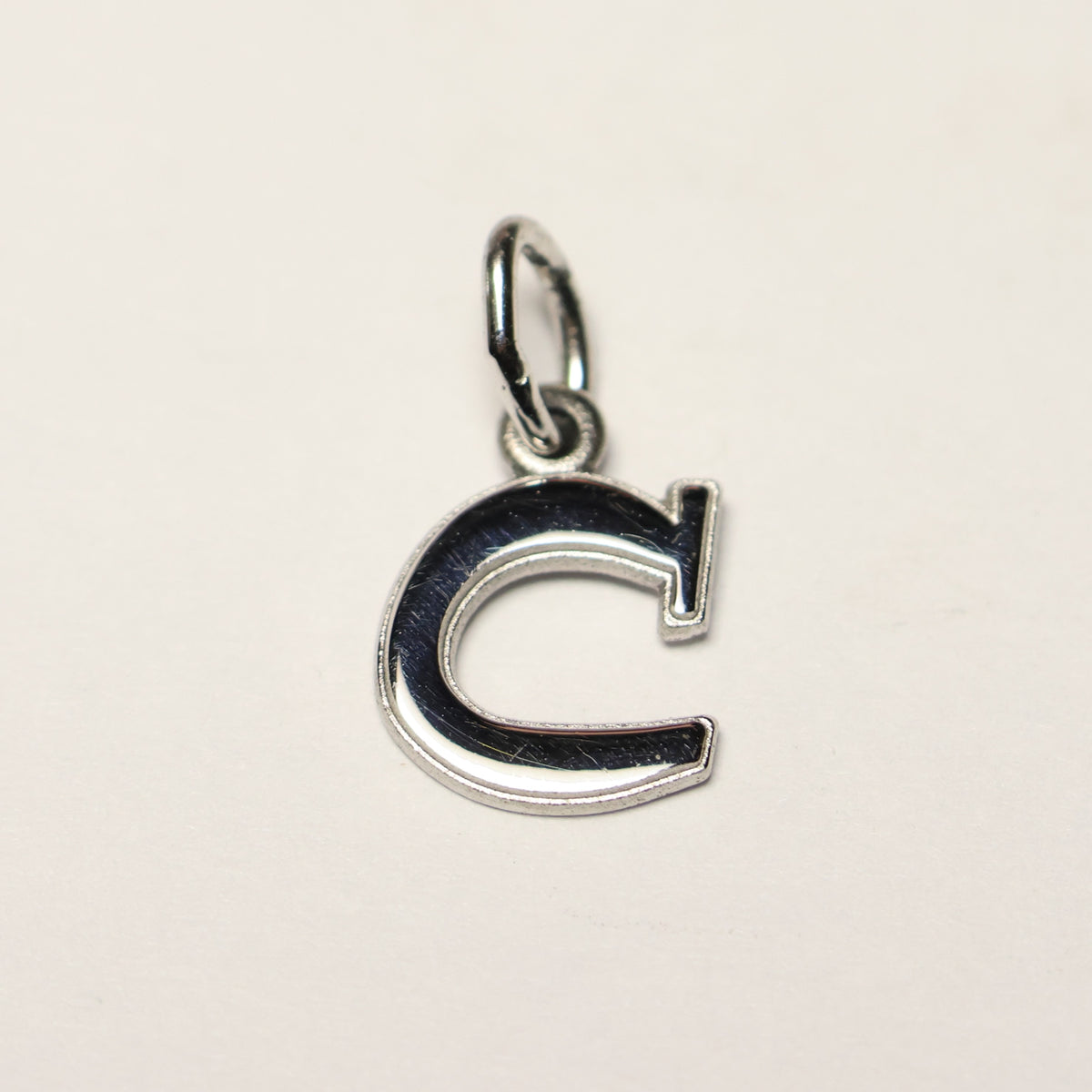 Tresor zilveren hanger letter C