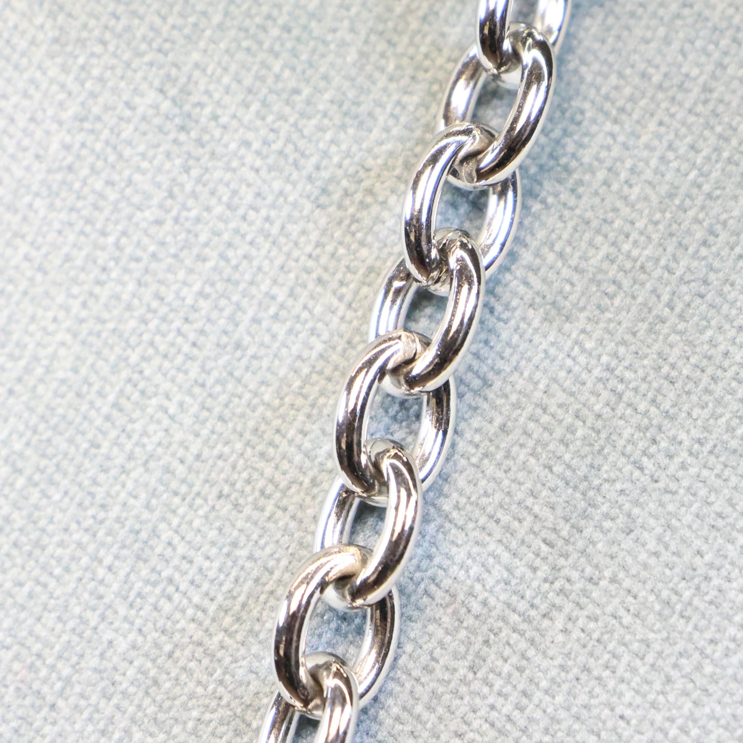 Stalen ketting heren met 5mm schakels 244628