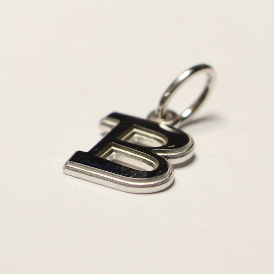 Tresor zilveren hanger letter B