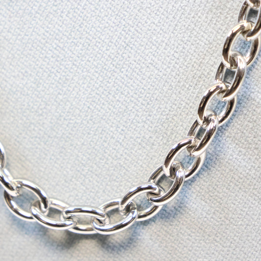 Stalen ketting heren met 5mm schakels 244628