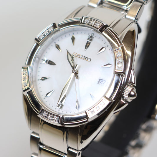 Seiko horloge dames SKK883P1 quartz swarovski dial
