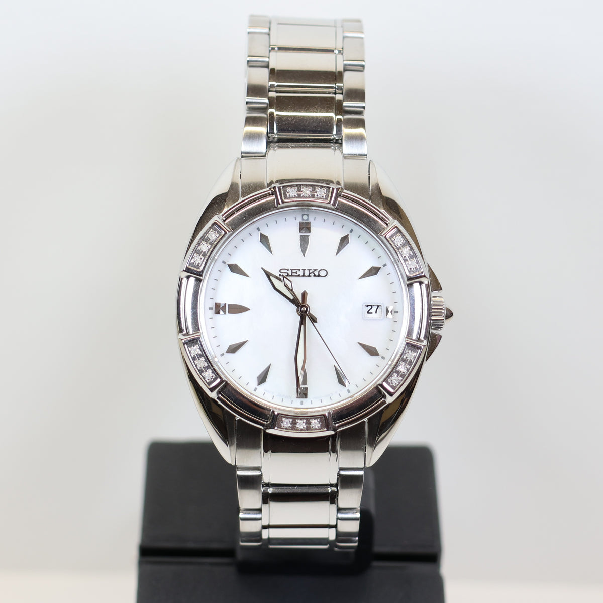 Seiko horloge dames SKK883P1 quartz swarovski dial