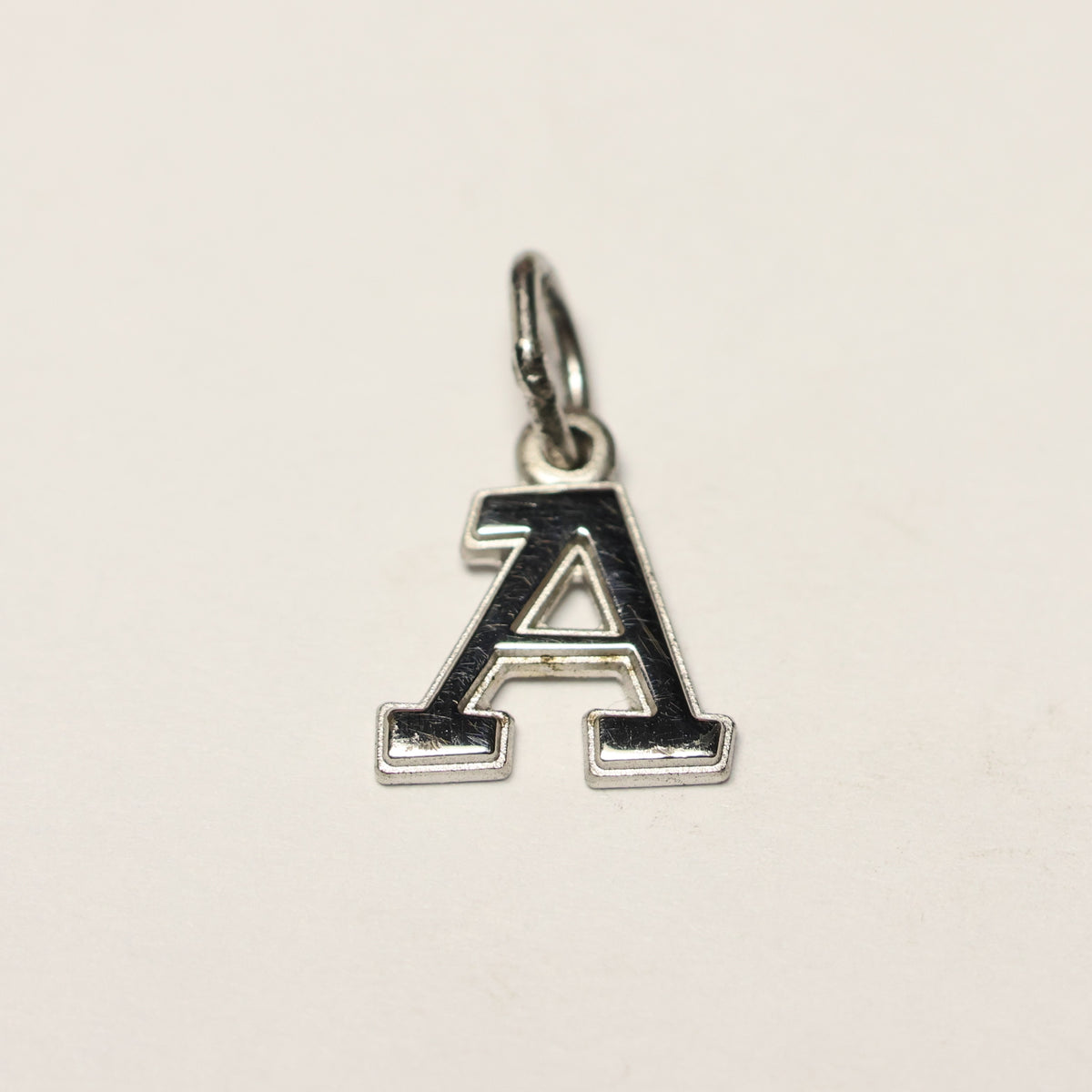 Tresor zilveren hanger letter A