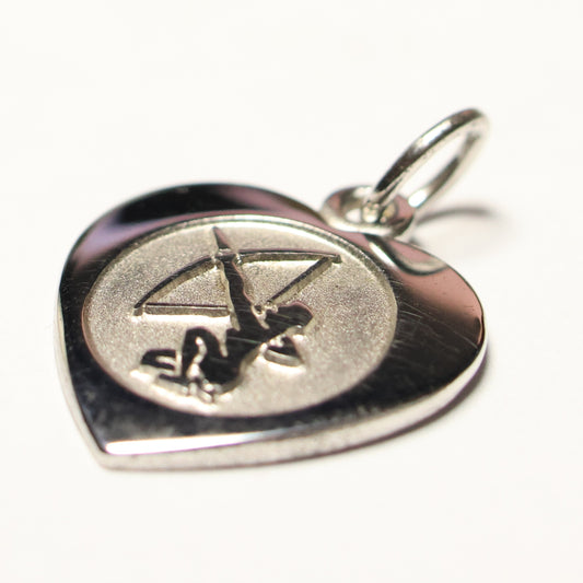 Tresor zilveren sterrenbeeld hartje hanger boogschutter