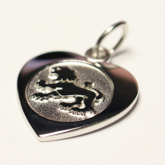 Tresor zilveren sterrenbeeld hartje hanger leeuw