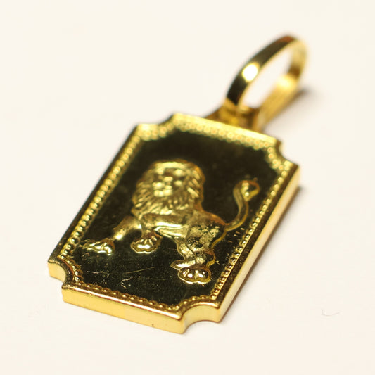 Tresor plaqué sterrenbeeld kader hanger leeuw