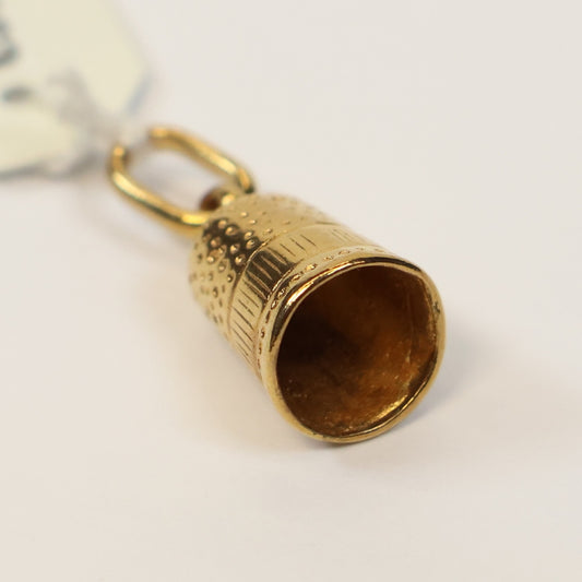 Plaqué vingerhoedje hangertje