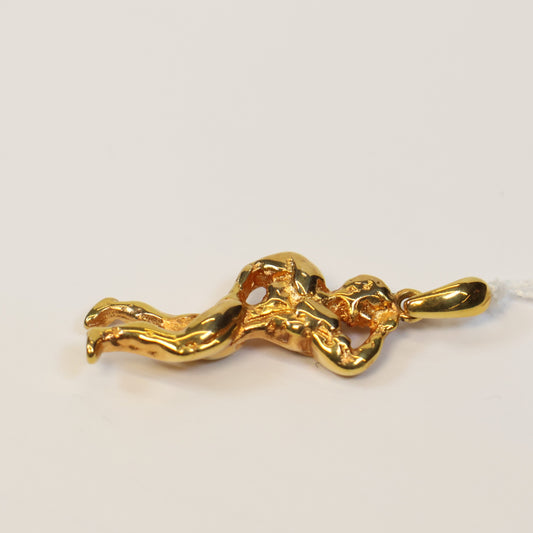 Plaqué bodybuilder hangertje