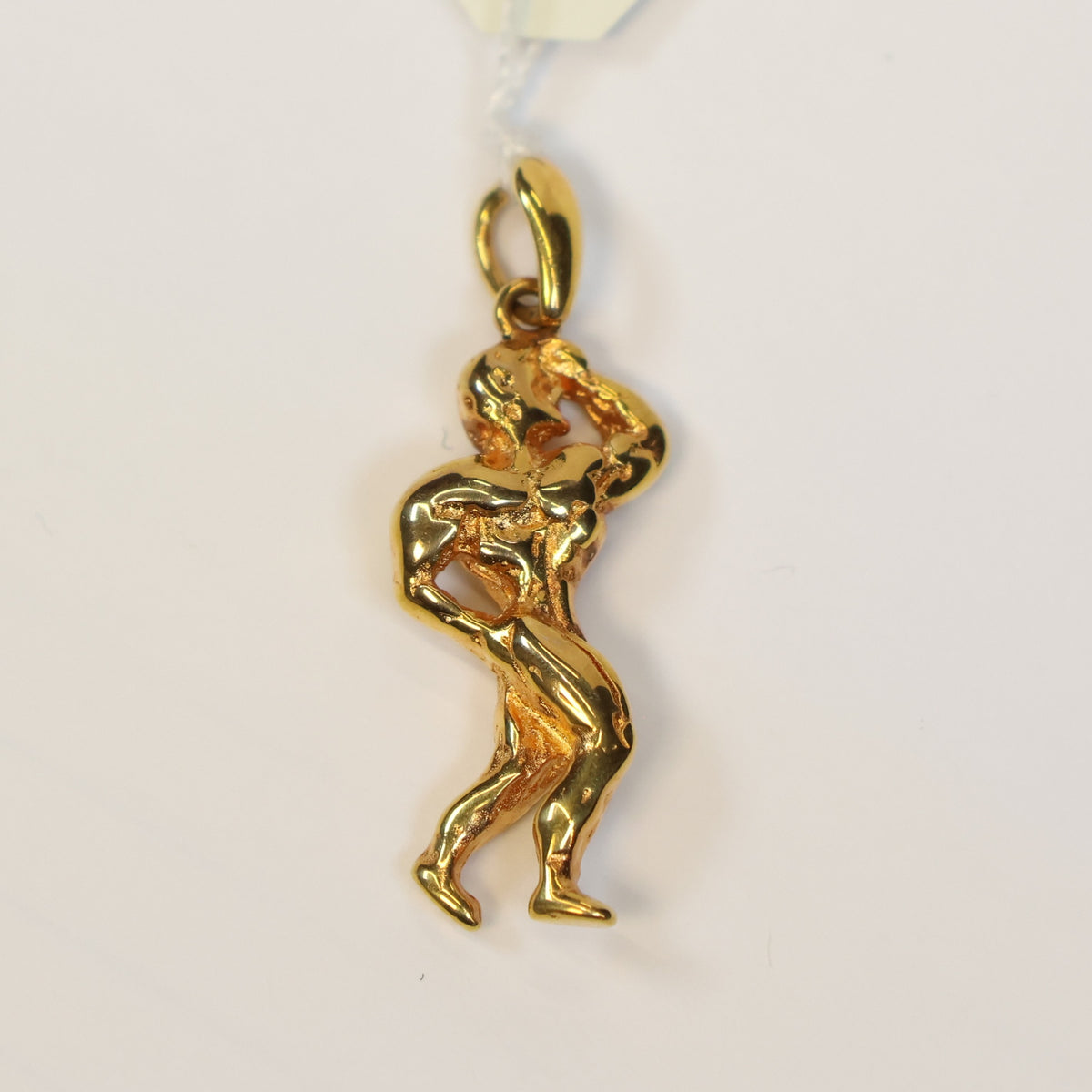 Plaqué bodybuilder hangertje