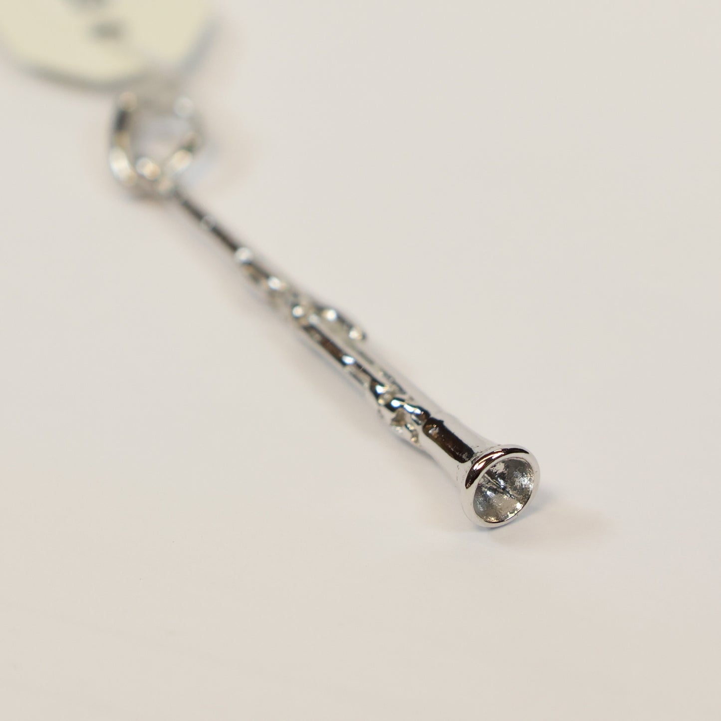 Zilveren klarinet hangertje