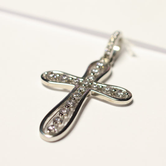 My imenso ODM zilveren afgerond kruis 70339101