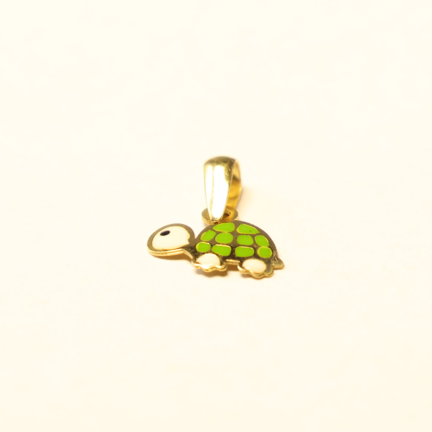 Hanger schildpad geel goud 055793