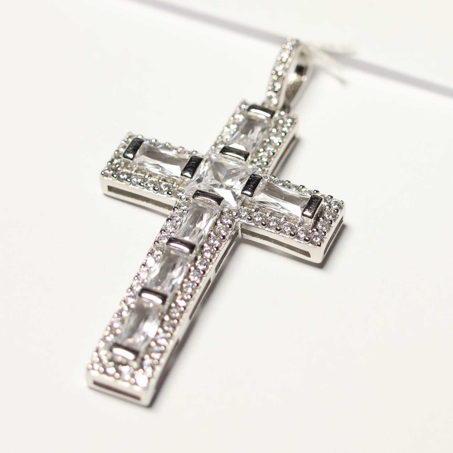 My imenso ODM groot zilveren kruis 487475