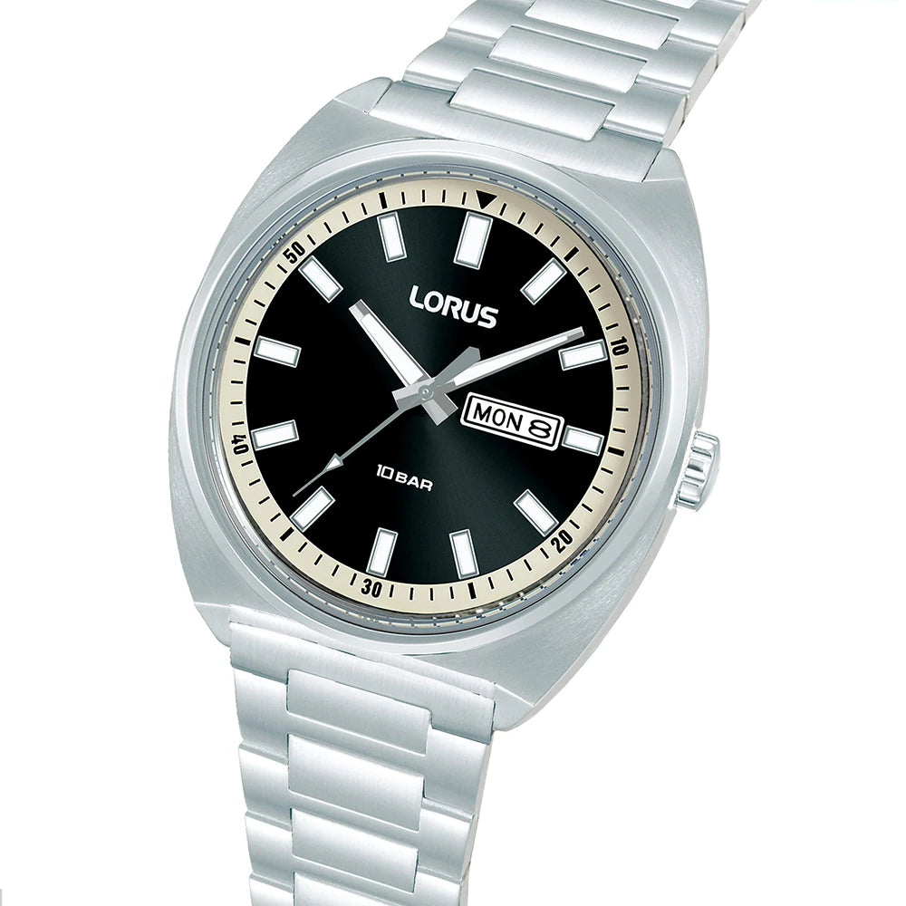 Lorus RH311BX9 herenhorloge retro sport dag-datum