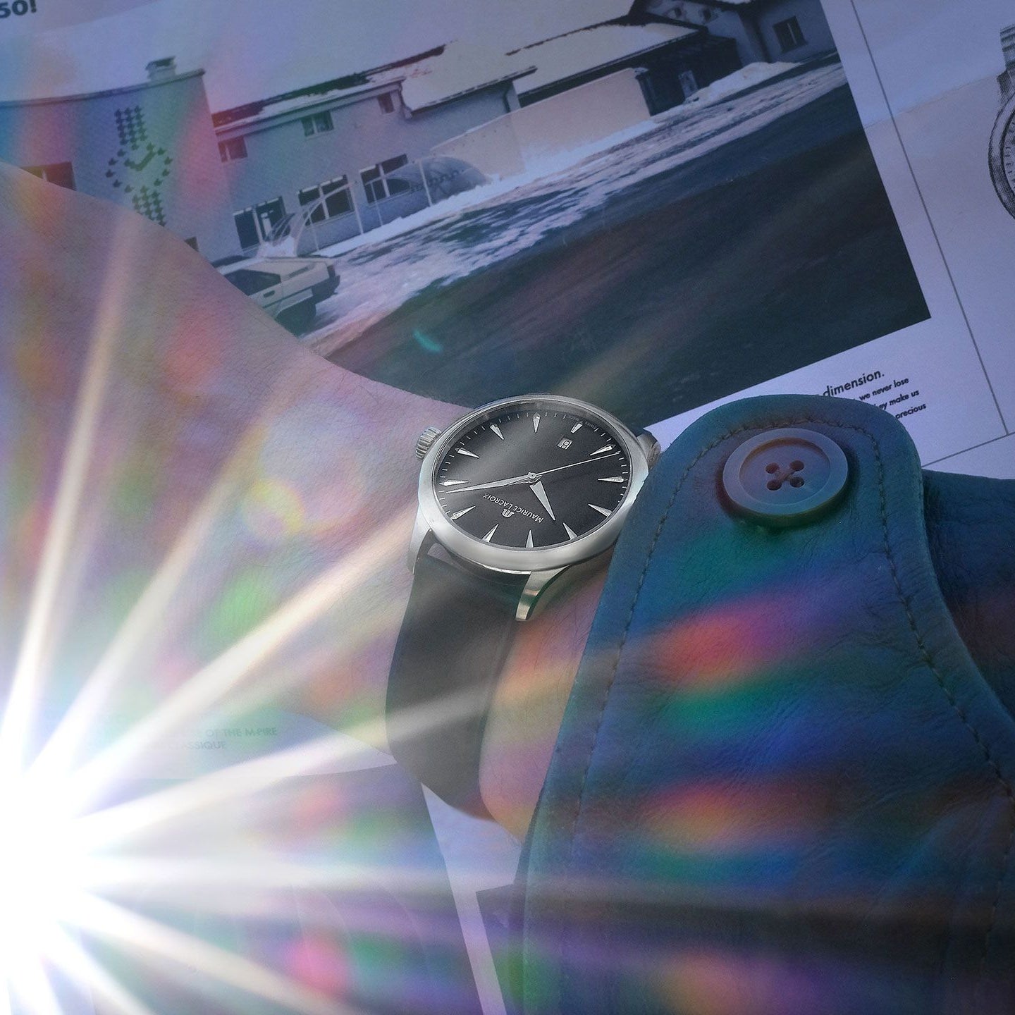 Maurice Lacroix 1975 Quartz Date 39mm 751007-SS001-330-2