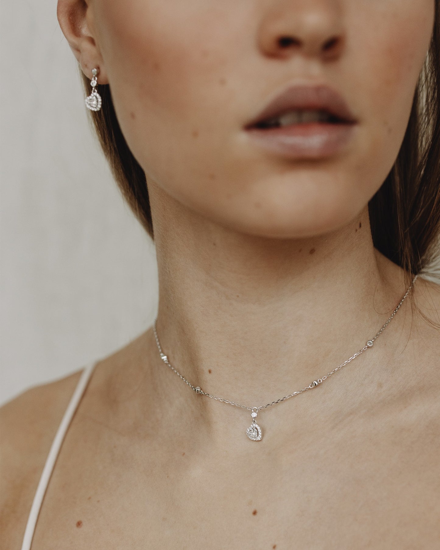 Naiomy Silver zilveren Halsketting met hartje N5E65