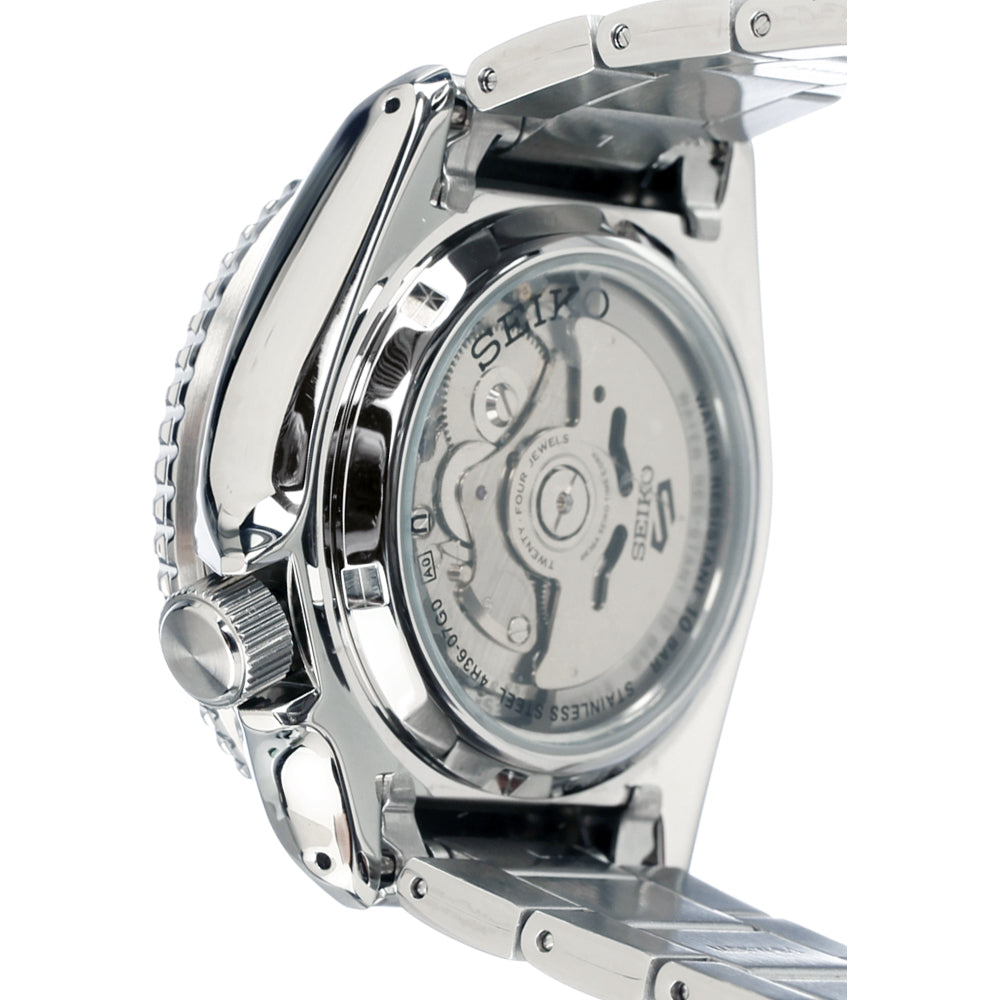 Seiko 5 Sports SRPD51K1 horloge automatic blauwe wijzerplaat datum