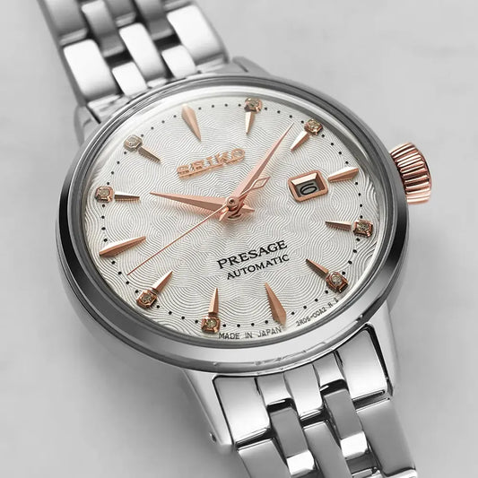 Seiko Presage dameshorloge SRE009J1 Cocktail time rosé accenten