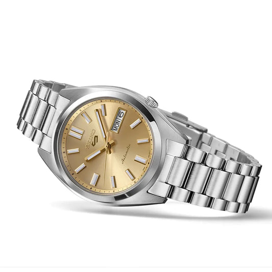 Seiko 5 Sports SRPL59K1 SNXS Series ‘Gold Cufflinks’ Horloge