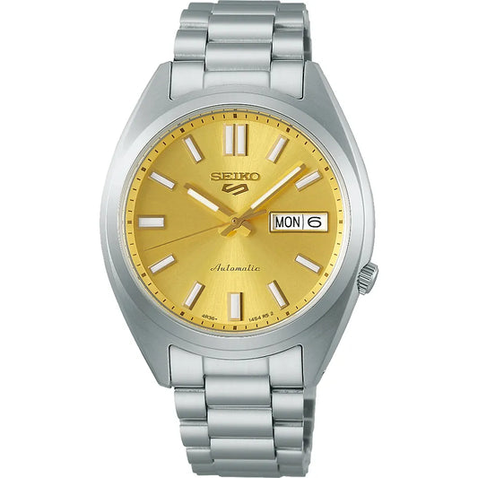 Seiko 5 Sports SRPL59K1 SNXS Series ‘Gold Cufflinks’ Horloge