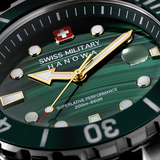 Swiss Military Hanowa Offshore Diver Green Water SMWGH0005804 Limited Edition horloge