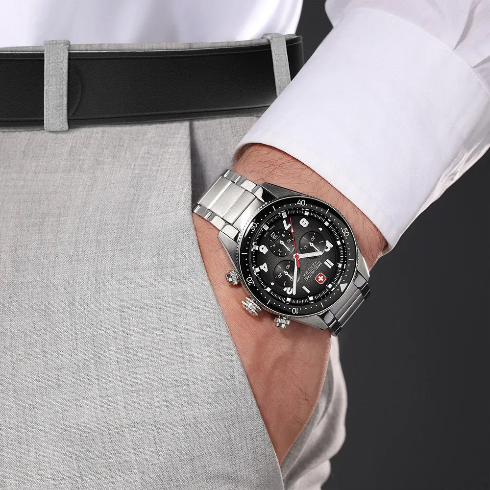 Swiss Military Hanowa Greyhound Chrono SMWGI0003803 horloge