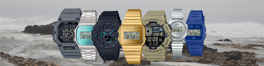 banner voor blog over het horlogemerk casio 