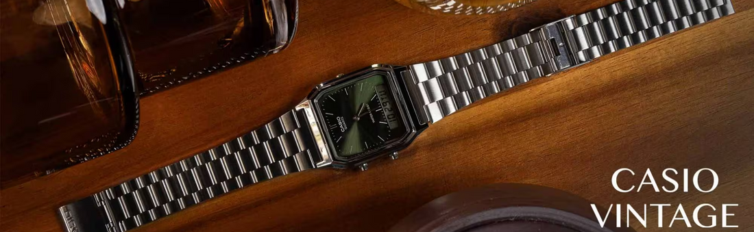 casio vintage banner