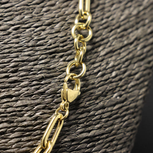 Semi-precious stone necklace combination chalcedony-rock crystal-agate-lapis lazula with silver clasp 