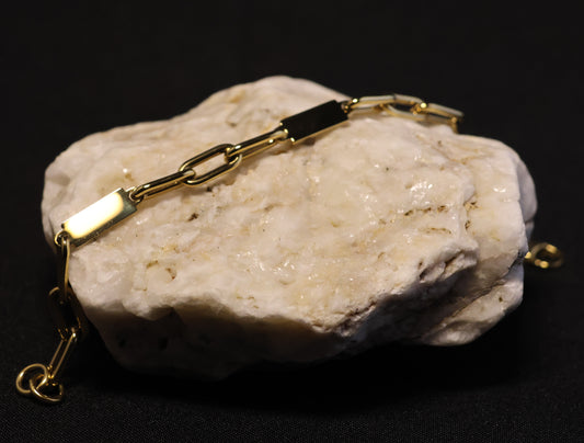 Roestvrij Stalen Armband lange ovalen & volle schakels RY313a