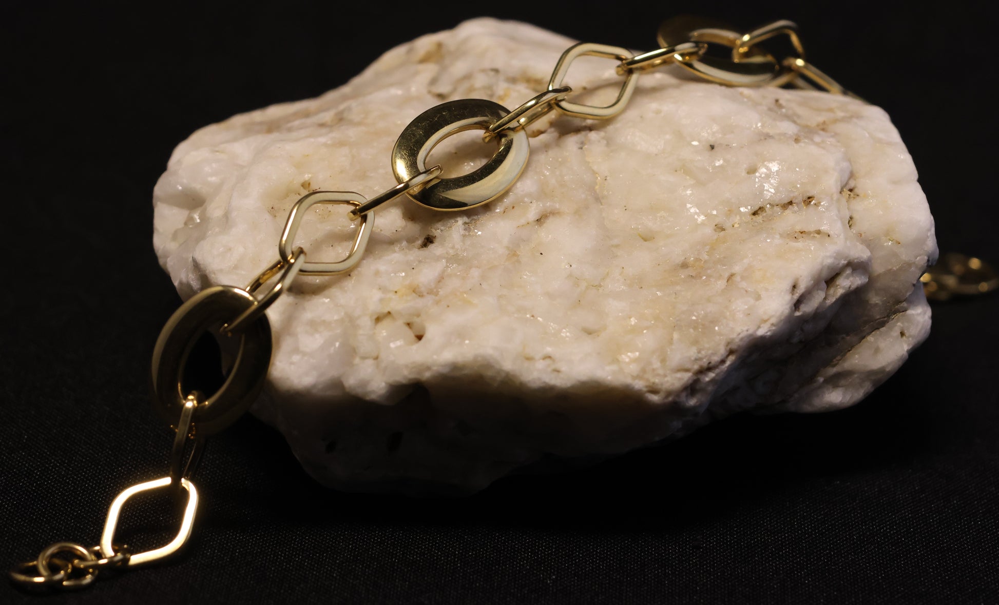 Roestvrij Stalen Armband ovalen & ruiten schakel RY245a