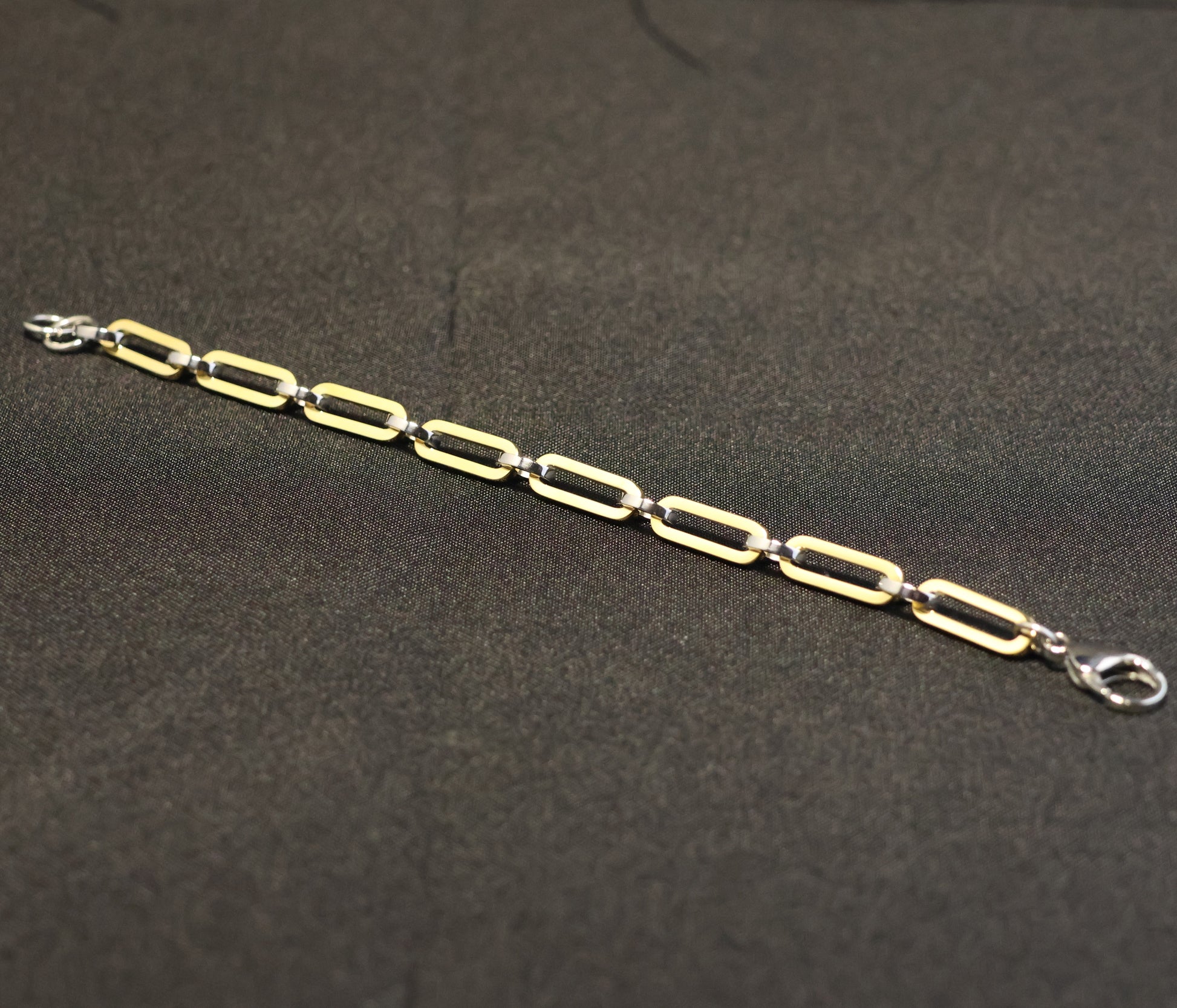 Roestvrij Stalen Armband bicolor schakels RY306a