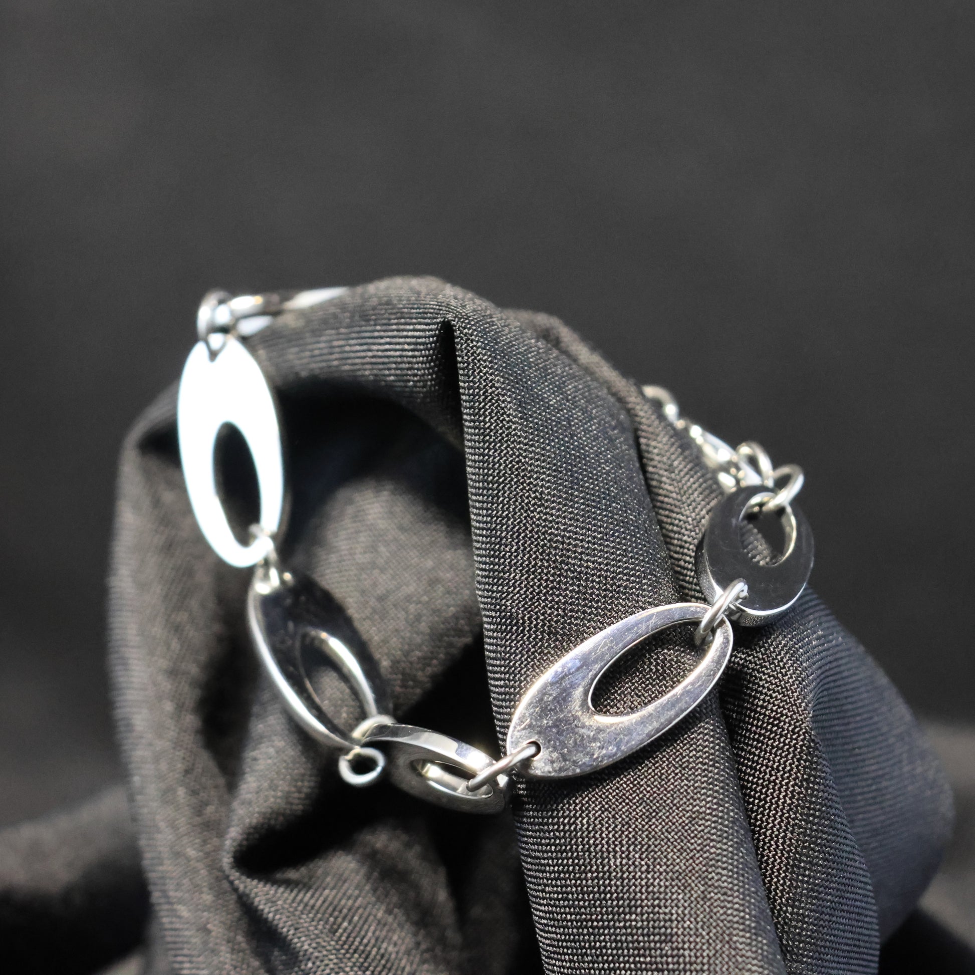 Roestvrij Stalen Armband lange ovalen schakels RY212
