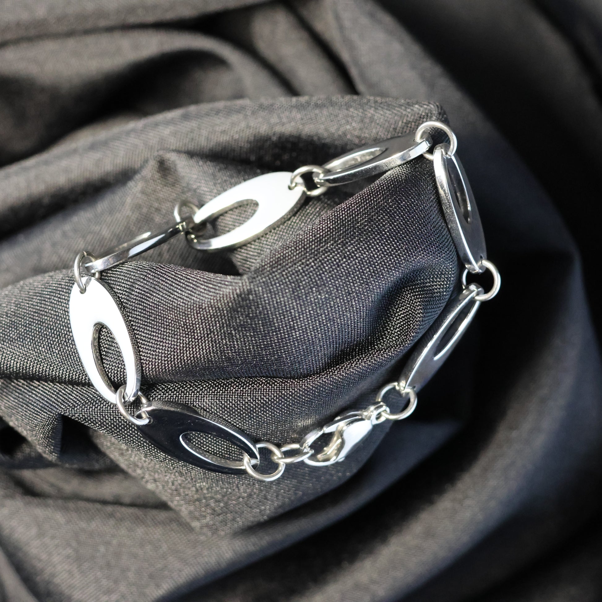 Roestvrij Stalen Armband lange ovalen schakels RY212