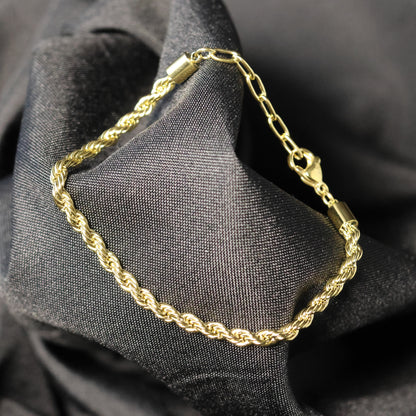 Roestvrij Stalen gele touw Armband RY303