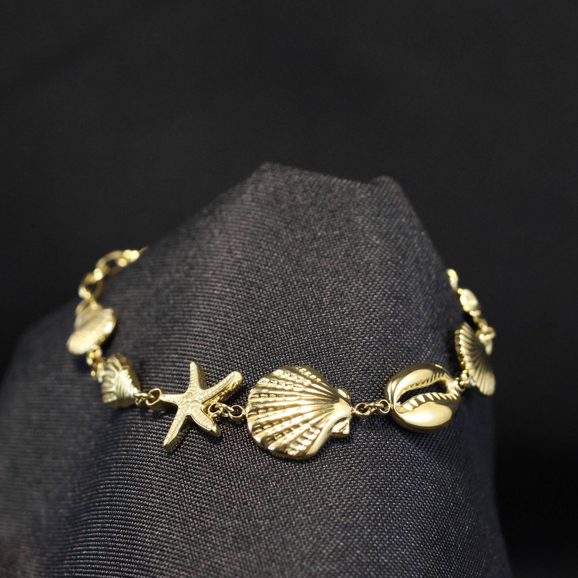 Roestvrij Stalen gele fantasie oceaan Armband