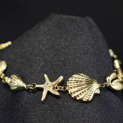 Roestvrij Stalen gele fantasie oceaan Armband