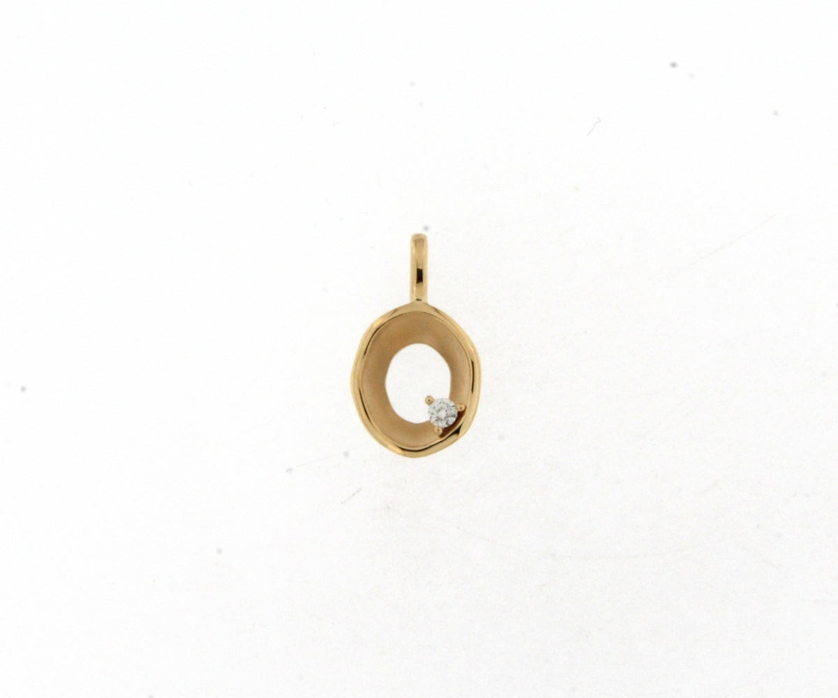 18kt yellow gold earrings with pearl 068250P 