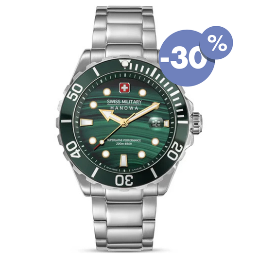Swiss Military Hanowa Offshore Diver Green Water SMWGH0005804 Limited Edition horloge