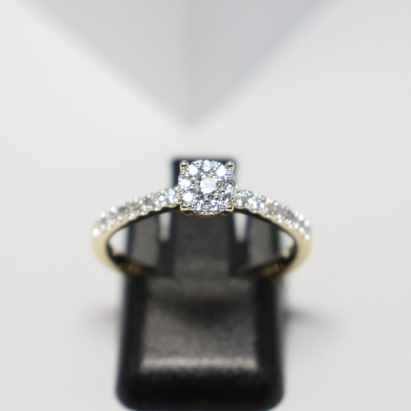 18KT geel gouden ring met briljant RS6649