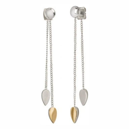 Boccia titanium oorbellen 6/05037-03 druppel hangoorbellen
