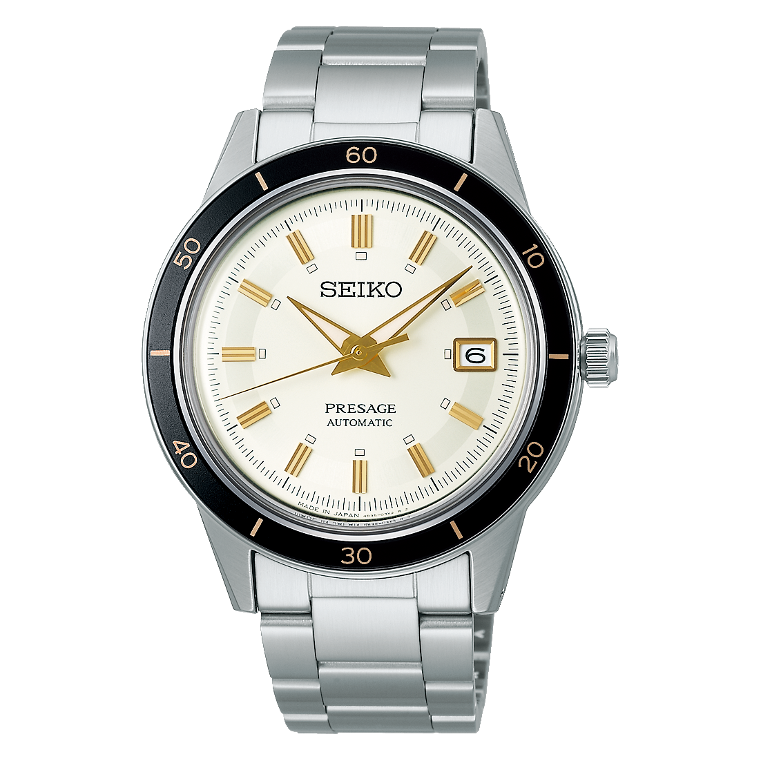 Montre homme Seiko automatique Presage SRPG03J1 Style années 60