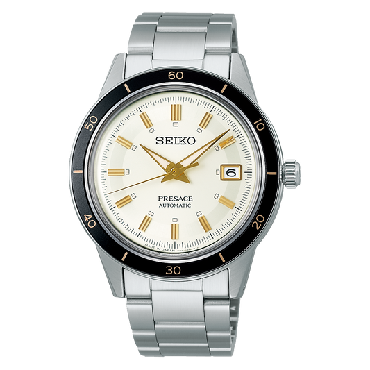 Montre homme Seiko automatique Presage SRPG03J1 Style années 60