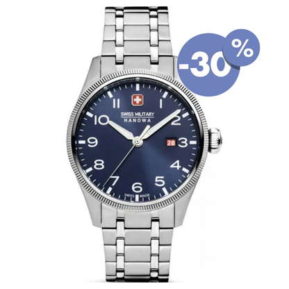 Swiss Military Hanowa horloge heren SMWGH0000802 Thunderbolt blue