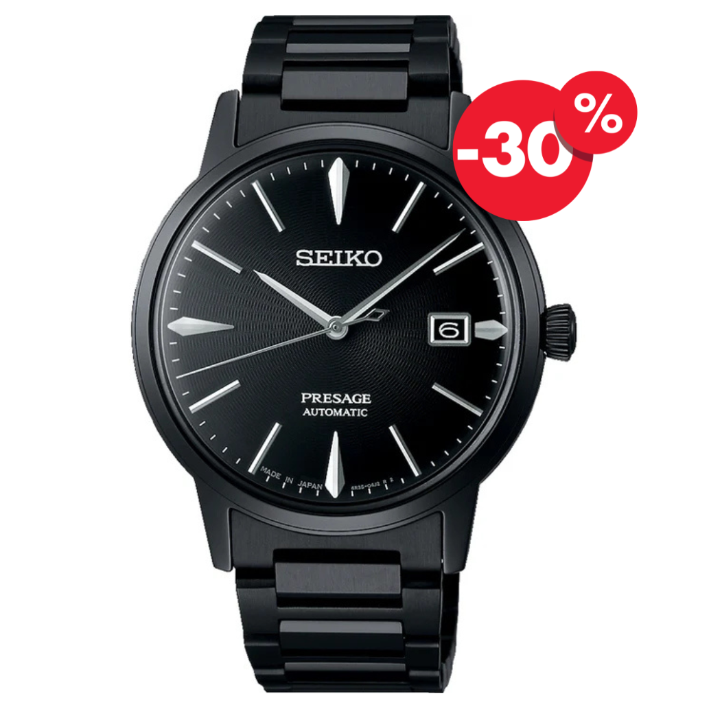 Seiko Presage horloge SRPJ15J1 automatic heren zwart