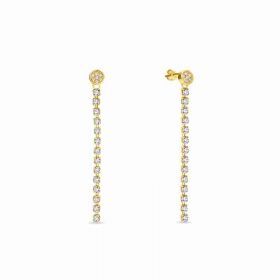 Boucles d'oreilles Spark en argent plaqué or 18 carats avec cristaux Swarovski KCCG200C 