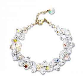 Spark 18karaat vergulde zilveren Armband met Swarovski kristallen BEG63015301AB